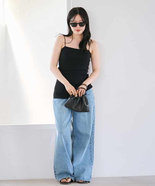 plage（プラージュ）の「パットニットキャミ（その他アンダーウェア/インナー・レディース・ブラック/ブラウン・FREE）」の5枚目の写真