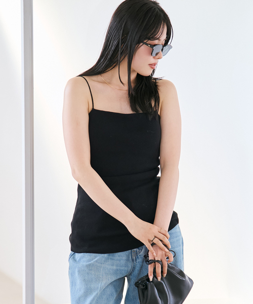 plage（プラージュ）の「パットニットキャミ（その他アンダーウェア/インナー・レディース・ブラック/ブラウン・FREE）」の9枚目の写真