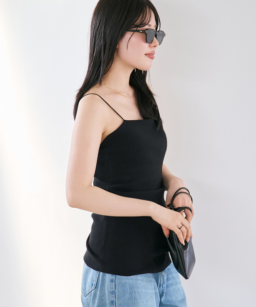 plage（プラージュ）の「パットニットキャミ（その他アンダーウェア/インナー・レディース・ブラック/ブラウン・FREE）」の10枚目の写真