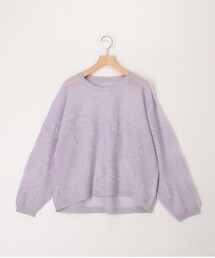 MICO COULIER | 透かし編み花柄プルオーバーニット(ニット/セーター)