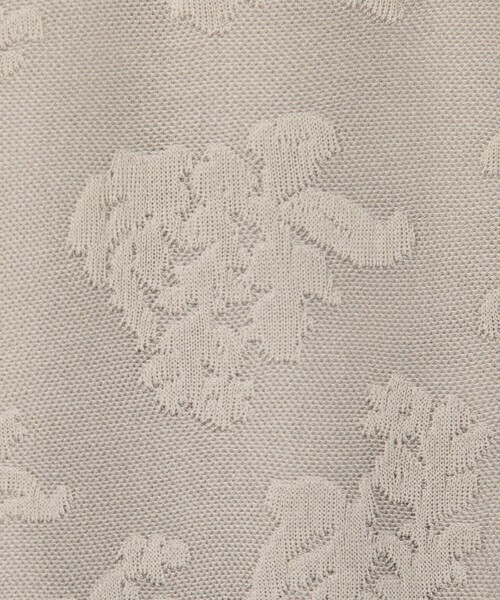 MICO COULIER（ミコクリエ）の「透かし編み花柄プルオーバーニット（ニット/セーター・レディース・ラベンダー/オフホワイト/ライトグレー・38）」の5枚目の写真