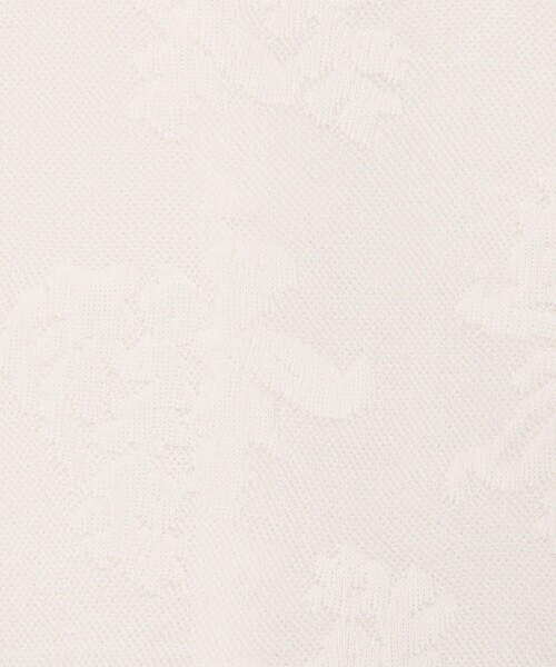 MICO COULIER（ミコクリエ）の「透かし編み花柄プルオーバーニット（ニット/セーター・レディース・ラベンダー/オフホワイト/ライトグレー・38）」の7枚目の写真