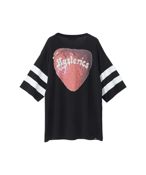 SKULL BERRY オーバーサイズ五分袖Tシャツ（Tシャツ/カットソー