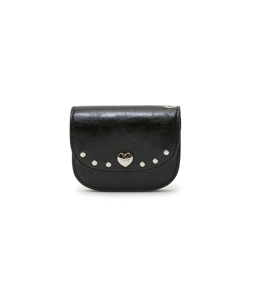 LAP(ラップ)の「HEART LEATHER CROSS BAG AS7AB243(メッセンジャーバッグ・レディース・ホワイト/ブラック/レッド・FREE)」の1枚目の写真