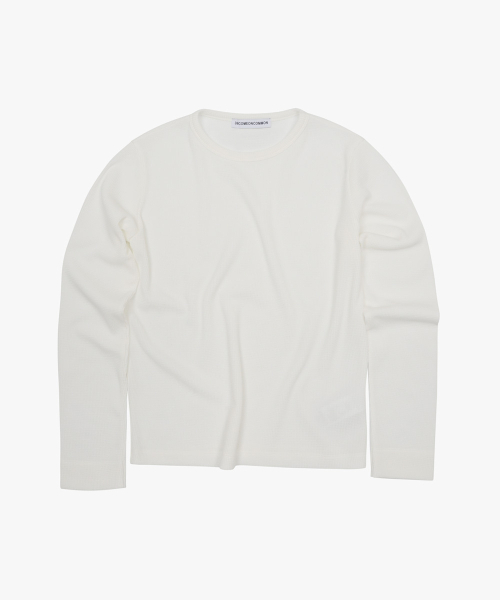 38COMEONCOMMON(38カモンコモン)の「Waffle Regular Long Sleeve (Cloud)(Tシャツ/カットソー・レディース・その他・FREE)」の1枚目の写真
