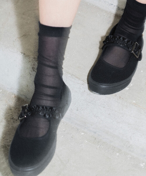 Bshop(ビショップ)の「eunoia × NOVESTA | ONE STRAP BUCKLE MARY JANE(スニーカー・レディース・ブラック・38/36/37)」の7枚目の写真