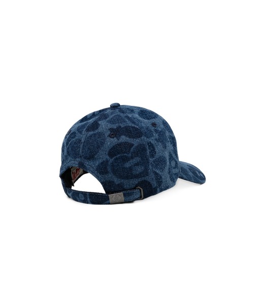 A BATHING APE(アベイシングエイプ)の「DENIM CAMO BASEBALL CAP(キャップ・レディース・インディゴブルー・FREE)」の3枚目の写真