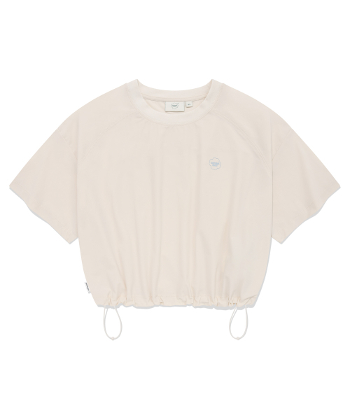 COVERNAT WOMAN（カバーナットウーマン）の「ウィメンズコンフォートストリングクロップTシャツアイボリー（Tシャツ/カットソー・レディース・その他・WS/WM）」の3枚目の写真