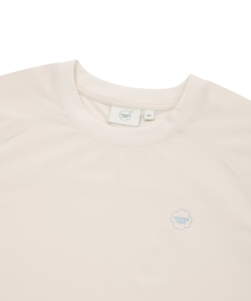 COVERNAT WOMAN（カバーナットウーマン）の「ウィメンズコンフォートストリングクロップTシャツアイボリー（Tシャツ/カットソー・レディース・その他・WS/WM）」の4枚目の写真