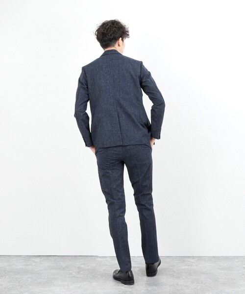 NOLLEY’S（ノーリーズ）の「《ビジカジ/セットアップ対応》COOLDOTS JK テーラードジャケット 26SS（テーラードジャケット・メンズ・ベージュ/インディゴブルー/チャコールグレー・XL/L/M/S）」の17枚目の写真