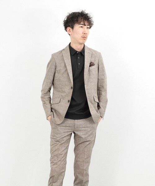 NOLLEY’S(ノーリーズ)の「《ビジカジ/セットアップ対応》COOLDOTS JK/クールドッツ テーラードジャケット 26SS(テーラードジャケット・メンズ・ベージュ/インディゴブルー/チャコールグレー/グレー系その他/ブルー系その他・XL/L/M/S)」の13枚目の写真
