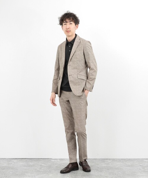 NOLLEY’S(ノーリーズ)の「《ビジカジ/セットアップ対応》COOLDOTS JK/クールドッツ テーラードジャケット 26SS(テーラードジャケット・メンズ・ベージュ/インディゴブルー/チャコールグレー/グレー系その他/ブルー系その他・XL/L/M/S)」の16枚目の写真