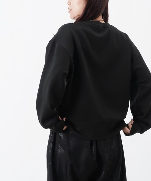 新品未使用⭐︎LiLouワンショルダースウェット（ブラック） ADAM ET ROPE'（アダムエロペ） トレーナー スウェット メンズ