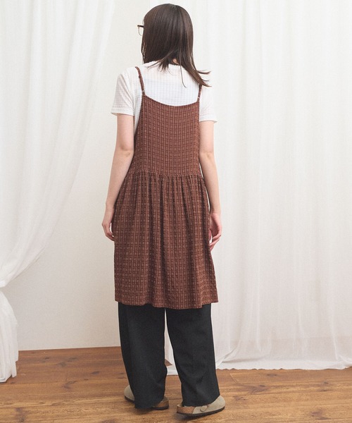 fig Ｌondon（フィグロンドン）の「Kate mini dress（ワンピース・レディース・ブラウン・FREE）」の5枚目の写真