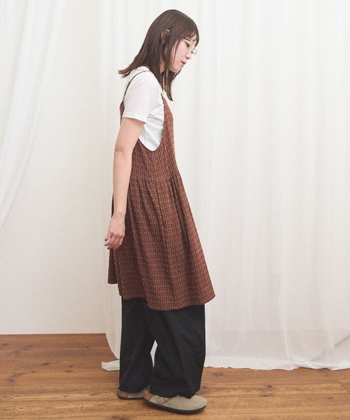 fig Ｌondon（フィグロンドン）の「Kate mini dress（ワンピース・レディース・ブラウン・FREE）」の7枚目の写真