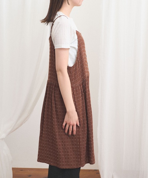 fig Ｌondon（フィグロンドン）の「Kate mini dress（ワンピース・レディース・ブラウン・FREE）」の14枚目の写真