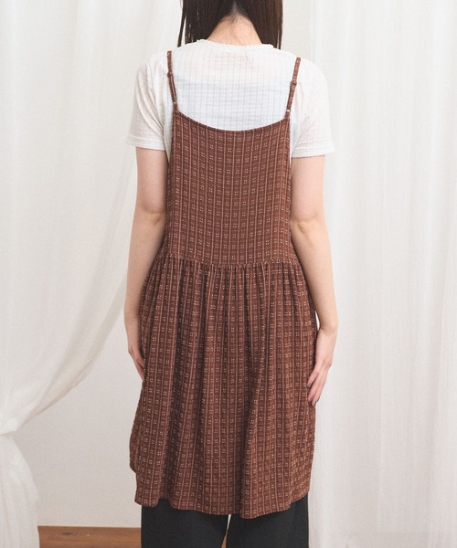 fig Ｌondon（フィグロンドン）の「Kate mini dress（ワンピース・レディース・ブラウン・FREE）」の15枚目の写真