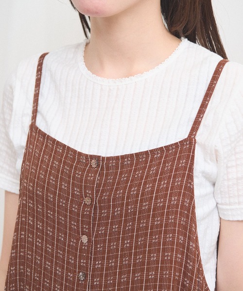 fig Ｌondon（フィグロンドン）の「Kate mini dress（ワンピース・レディース・ブラウン・FREE）」の17枚目の写真