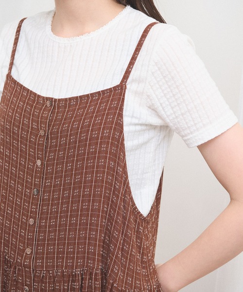 fig Ｌondon（フィグロンドン）の「Kate mini dress（ワンピース・レディース・ブラウン・FREE）」の18枚目の写真