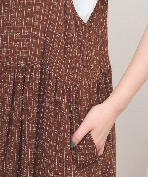 fig Ｌondon（フィグロンドン）の「Kate mini dress（ワンピース・レディース・ブラウン・FREE）」の20枚目の写真