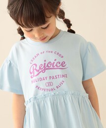 BEAMS mini | 【WEB限定】プリント ギャザー チュニック 2026SS（90～140cm）女子 保育園 通学 涼しい(ワンピース)