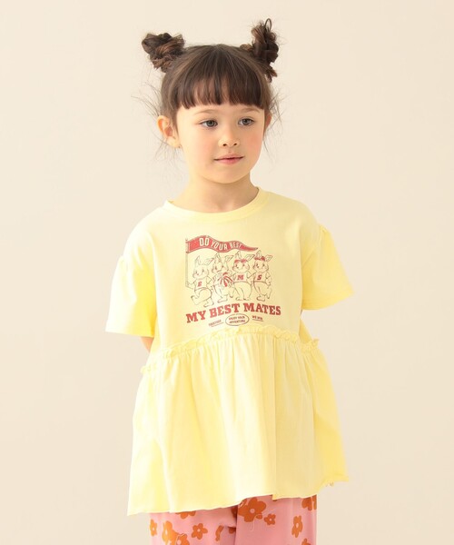 セール】【WEB限定】プリント ギャザー チュニック 2026SS（90～140cm