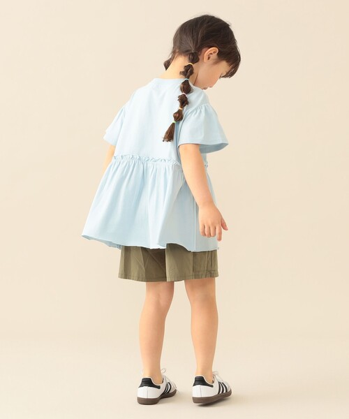 BEAMS mini(ビームスミニ)の「プリント ギャザー チュニック (90~140cm)キッズ カジュアル プチプラ 人気(ワンピース・キッズ・サックスブルー/イエロー系その他3・90/100/110/120/130/140)」の12枚目の写真