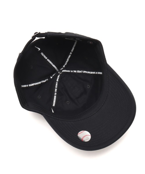 NIKE（ナイキ）の「NIKE CLUB UNSTRUCTURED ORGANIC COTTON CAP / ナイキ クラブ アンストラクチャード オーガニックコットン キャップ【SP】（キャップ・メンズ・ブラック・M/L）」の6枚目の写真