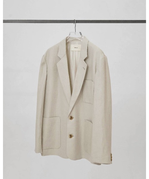 TODAYFUL Boyfriend Linen Jacket チョコ 38