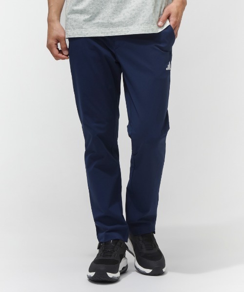adidas(アディダス)の「アディダス adidas ファイブポケットアンクルパンツ(スラックス・メンズ・ホワイト/ネイビー・73cm/76cm/79cm/82cm/85cm/88cm/92cm/96/100cm)」の2枚目の写真