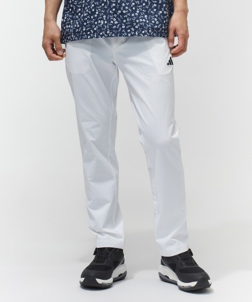 adidas(アディダス)の「アディダス adidas ファイブポケットアンクルパンツ(スラックス・メンズ・ホワイト・73cm/76cm/79cm/82cm/85cm/88cm/92cm/96/100cm)」の1枚目の写真