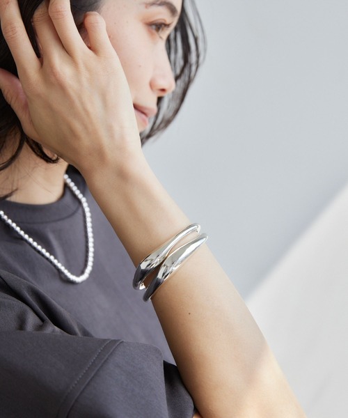 BARNYARDSTORM（バンヤードストーム）の「BARNYARDSTORM / Wメタルノックバングル（バングル/リストバンド・レディース・その他1/その他2・FREE）」の7枚目の写真