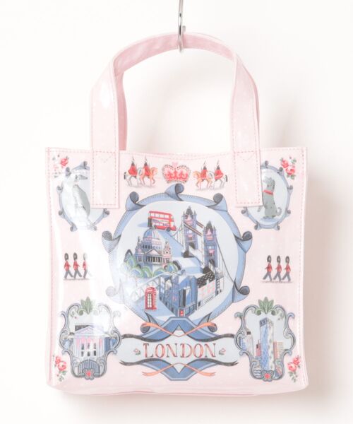 Cath Kidston(キャスキッドソン)の「スモール ブックバッグ London Town(ハンドバッグ・レディース・ピンク・FREE)」の9枚目の写真