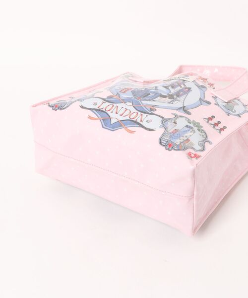 Cath Kidston(キャスキッドソン)の「スモール ブックバッグ London Town(ハンドバッグ・レディース・ピンク・FREE)」の8枚目の写真