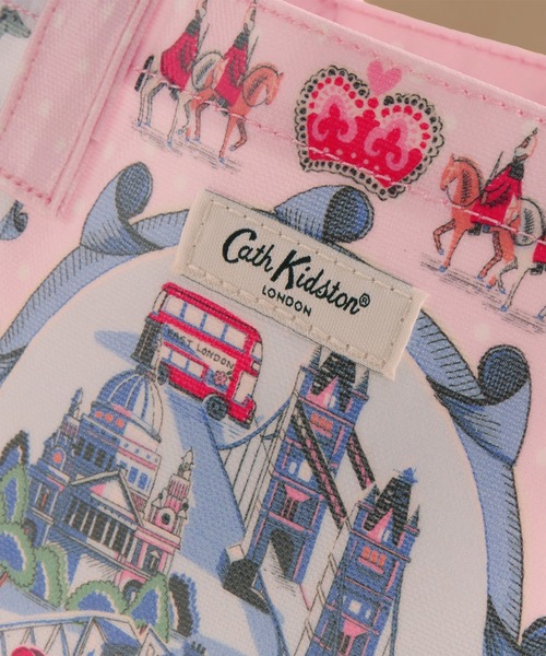 Cath Kidston(キャスキッドソン)の「スモール ブックバッグ London Town(ハンドバッグ・レディース・ピンク・FREE)」の11枚目の写真