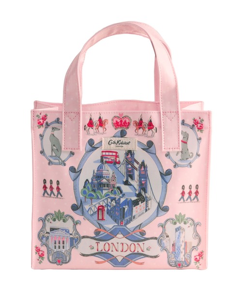 Cath Kidston(キャスキッドソン)の「スモール ブックバッグ London Town(ハンドバッグ・レディース・ピンク・FREE)」の10枚目の写真