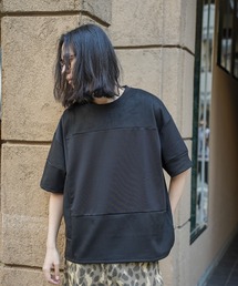 ATELANE /パッチワーク切替TEE