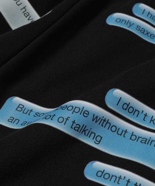 TSTS（ティーエスティーエス）の「TSTS EMOJI SWEATPANTS（スウェットパンツ・メンズ・ブラック・M）」の5枚目の写真
