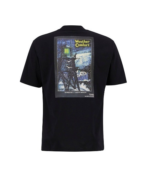 Barbour(バブアー)の「1946グラフィック オーバーサイズTシャツ(Tシャツ/カットソー・メンズ・ブラック/ホワイト・38/42/40/36)」の18枚目の写真