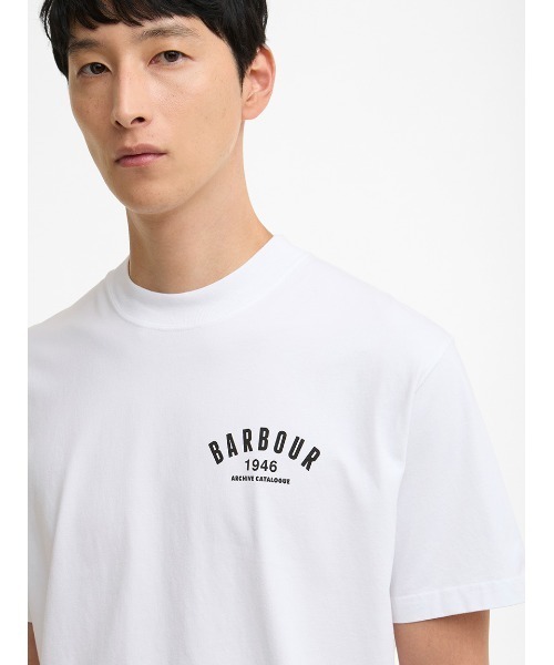 Barbour(バブアー)の「1946グラフィック オーバーサイズTシャツ(Tシャツ/カットソー・メンズ・ブラック/ホワイト・38/42/40/36)」の6枚目の写真