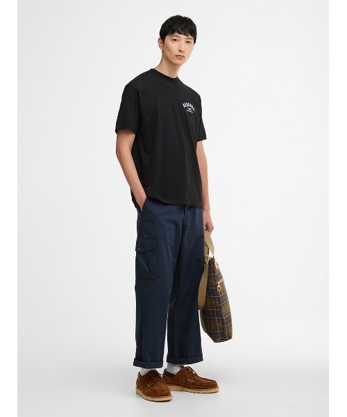 Barbour(バブアー)の「1946グラフィック オーバーサイズTシャツ(Tシャツ/カットソー・メンズ・ブラック/ホワイト・38/42/40/36)」の8枚目の写真