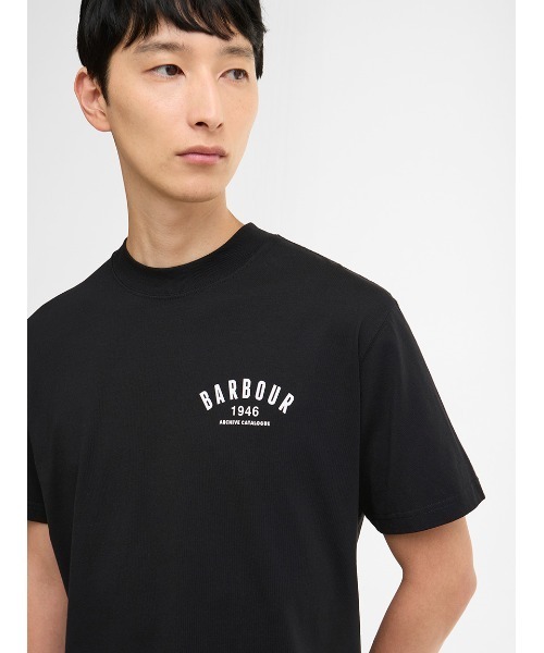 Barbour(バブアー)の「1946グラフィック オーバーサイズTシャツ(Tシャツ/カットソー・メンズ・ブラック/ホワイト・38/42/40/36)」の11枚目の写真