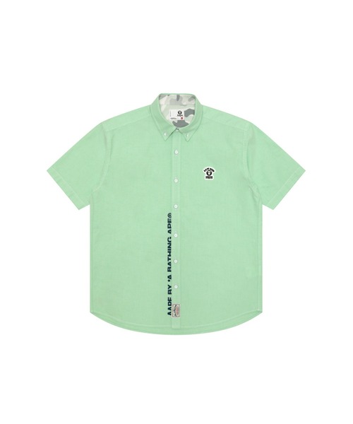 AAPE BY A BATHING APE（エーエイプバイアベイシングエイプ）の「AAPE MAIN SHORT SLEEVE SHIRT（シャツ/ブラウス・メンズ・ホワイト/ライトグリーン/ブラック・MEDIUM/SMALL/LARGE/X-LARGE）」の3枚目の写真