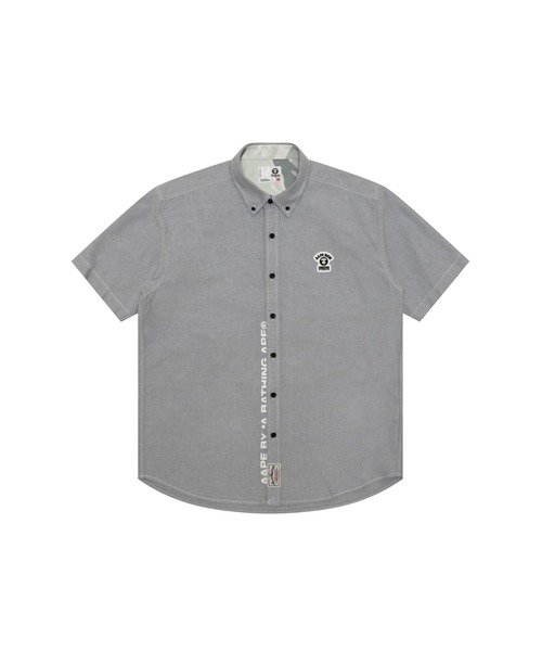 AAPE BY A BATHING APE（エーエイプバイアベイシングエイプ）の「AAPE MAIN SHORT SLEEVE SHIRT（シャツ/ブラウス・メンズ・ホワイト/ライトグリーン/ブラック・MEDIUM/SMALL/LARGE/X-LARGE）」の2枚目の写真
