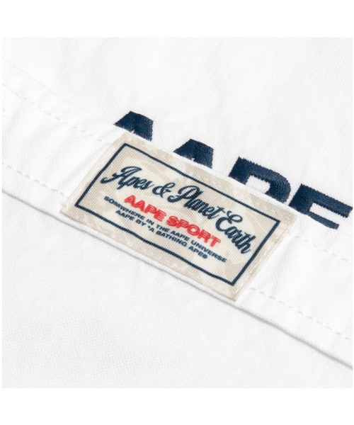 AAPE BY A BATHING APE（エーエイプバイアベイシングエイプ）の「AAPE MAIN SHORT SLEEVE SHIRT（シャツ/ブラウス・メンズ・ホワイト/ライトグリーン/ブラック・MEDIUM/SMALL/LARGE/X-LARGE）」の7枚目の写真