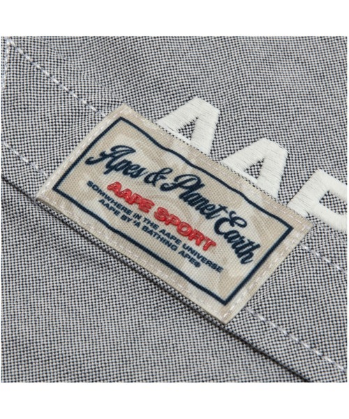 AAPE BY A BATHING APE（エーエイプバイアベイシングエイプ）の「AAPE MAIN SHORT SLEEVE SHIRT（シャツ/ブラウス・メンズ・ホワイト/ライトグリーン/ブラック・MEDIUM/SMALL/LARGE/X-LARGE）」の11枚目の写真