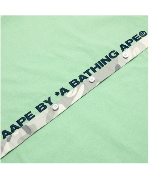AAPE BY A BATHING APE（エーエイプバイアベイシングエイプ）の「AAPE MAIN SHORT SLEEVE SHIRT（シャツ/ブラウス・メンズ・ホワイト/ライトグリーン/ブラック・MEDIUM/SMALL/LARGE/X-LARGE）」の14枚目の写真