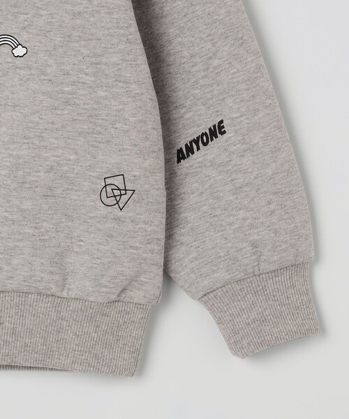 SHIPS any（シップス エニィ）の「SHIPS any:〈洗濯機可能〉ポンチ デザイン クルーネック プルオーバー <KIDS>（Tシャツ/カットソー・キッズ・ホワイト/グレー・130/140/150）」の5枚目の写真