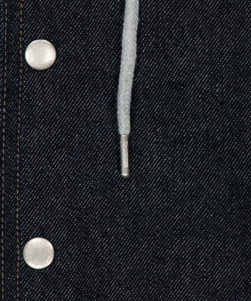 MARITHE + FRANCOIS GIRBAUD（マリテフランソワジルボー）の「CLASSIC LOGO RAGLAN DENIM VARSITY JACKET（デニムジャケット・レディース・ライトブルー/インディゴブルー・X-LARGE/LARGE/MEDIUM/SMALL）」の19枚目の写真