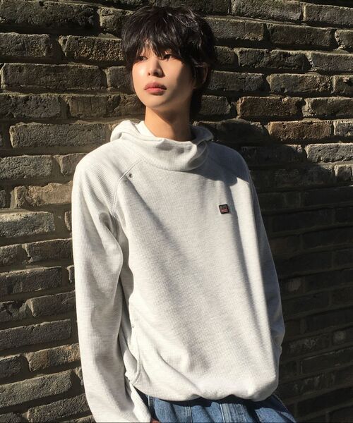 SPORT CHAMBER（スポーツチャンバー）の「SC ワッフルイヤーオープンフードTシャツ(1%グレー)（パーカー・レディース・その他・2/3）」の19枚目の写真